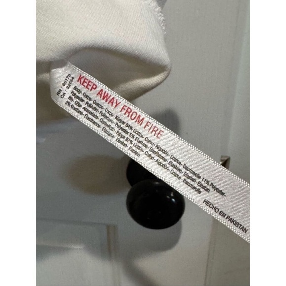 Anthropologie Daily Practice Sweatshirt Mini Dress White and Gray Size Small - Picture 7 of 9